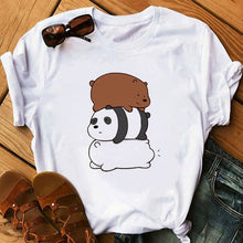 Load image into Gallery viewer, Cute Bears Funny t shirts Women Clothes 2020 Animal Printed t-shirt Camiseta Mujer Vogue tshirt tops
