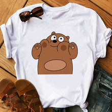 Load image into Gallery viewer, Cute Bears Funny t shirts Women Clothes 2020 Animal Printed t-shirt Camiseta Mujer Vogue tshirt tops