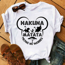 Load image into Gallery viewer, Summer Fashion Letter Plus Size T-shirt Harajuku Cartoon Printed Top Female Tshirts Streetwear O-neck Short Ladies Clothes
