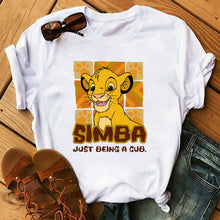 Load image into Gallery viewer, Summer Fashion Letter Plus Size T-shirt Harajuku Cartoon Printed Top Female Tshirts Streetwear O-neck Short Ladies Clothes