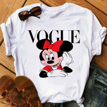 Load image into Gallery viewer, Maycaur Casual Women T-shirts Cute Micky Red Heart Shirts Graphic Tees Mouse T Shirts Hipster Female T Shirt Female Tshirt Femme
