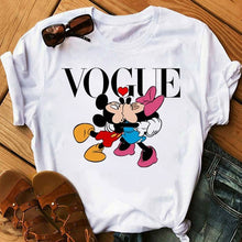 Load image into Gallery viewer, Maycaur Casual Women T-shirts Cute Micky Red Heart Shirts Graphic Tees Mouse T Shirts Hipster Female T Shirt Female Tshirt Femme
