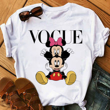 Load image into Gallery viewer, Maycaur Casual Women T-shirts Cute Micky Red Heart Shirts Graphic Tees Mouse T Shirts Hipster Female T Shirt Female Tshirt Femme
