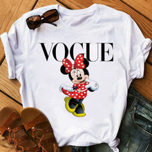 Load image into Gallery viewer, Maycaur Casual Women T-shirts Cute Micky Red Heart Shirts Graphic Tees Mouse T Shirts Hipster Female T Shirt Female Tshirt Femme

