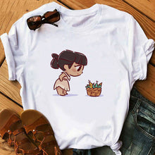 Load image into Gallery viewer, 2020 Cute Princess little mermaid Funny Cartoon T Shirt Women Harajuku Ullzang T-shirt Graphic 90s Tshirt Kawaii Anime Top Tees

