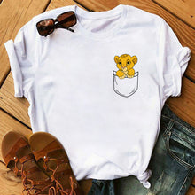 Load image into Gallery viewer, Summer Fashion Letter Plus Size T-shirt Harajuku Cartoon Printed Top Female Tshirts Streetwear O-neck Short Ladies Clothes
