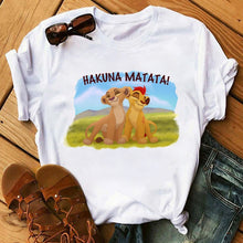 Load image into Gallery viewer, Summer Fashion Letter Plus Size T-shirt Harajuku Cartoon Printed Top Female Tshirts Streetwear O-neck Short Ladies Clothes
