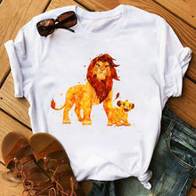 Load image into Gallery viewer, Summer Fashion Letter Plus Size T-shirt Harajuku Cartoon Printed Top Female Tshirts Streetwear O-neck Short Ladies Clothes
