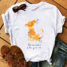 Load image into Gallery viewer, Summer Fashion Letter Plus Size T-shirt Harajuku Cartoon Printed Top Female Tshirts Streetwear O-neck Short Ladies Clothes
