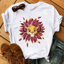 Load image into Gallery viewer, Summer Fashion Letter Plus Size T-shirt Harajuku Cartoon Printed Top Female Tshirts Streetwear O-neck Short Ladies Clothes
