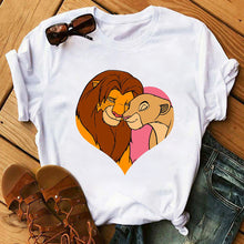 Load image into Gallery viewer, Summer Fashion Letter Plus Size T-shirt Harajuku Cartoon Printed Top Female Tshirts Streetwear O-neck Short Ladies Clothes
