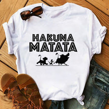 Load image into Gallery viewer, Summer Fashion Letter Plus Size T-shirt Harajuku Cartoon Printed Top Female Tshirts Streetwear O-neck Short Ladies Clothes
