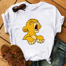 Load image into Gallery viewer, Summer Fashion Letter Plus Size T-shirt Harajuku Cartoon Printed Top Female Tshirts Streetwear O-neck Short Ladies Clothes
